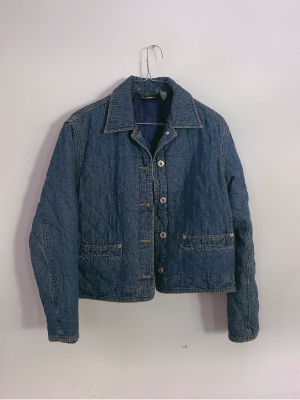 Liz Claiborne Quilted Denim Jacket